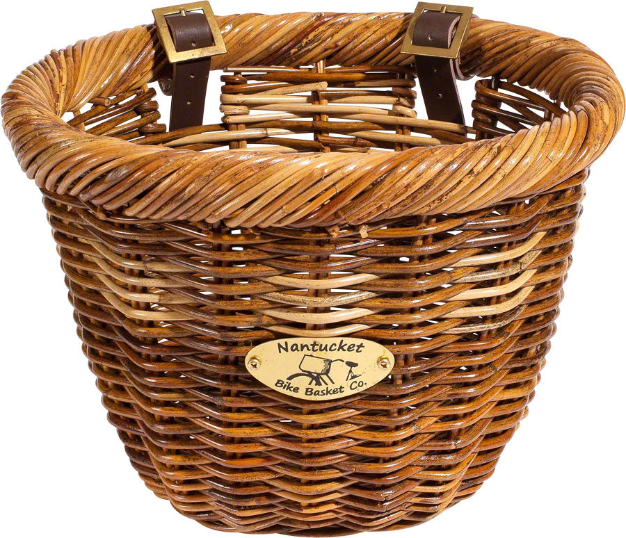 Nantucket Cisco Front Basket, Oval Shape Honey