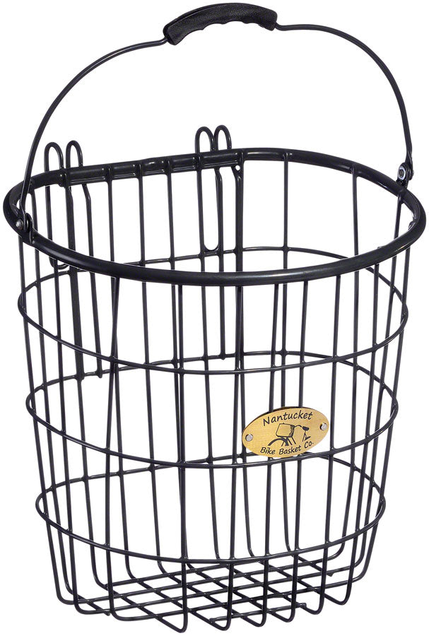 Nantucket Surfside Rear Wire D Pannier Basket - Gray
