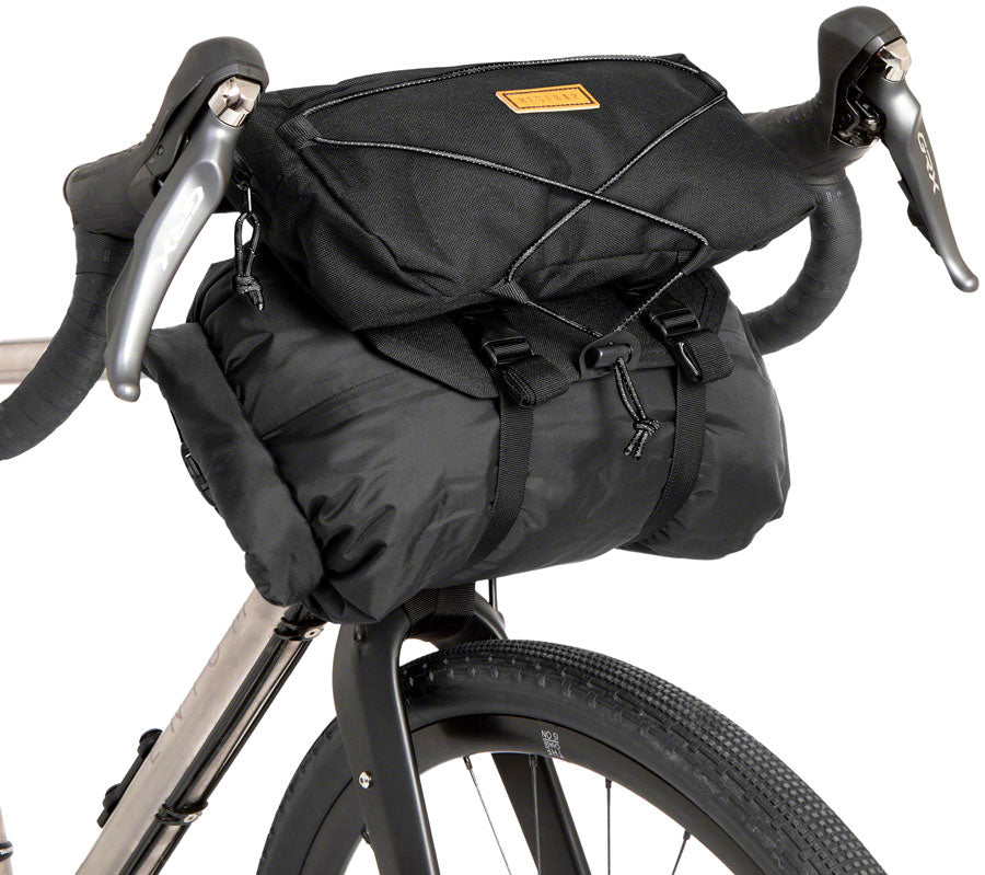 Restrap Bar Bag Handlebar Bag - Large, Black/Black – Velo Mine