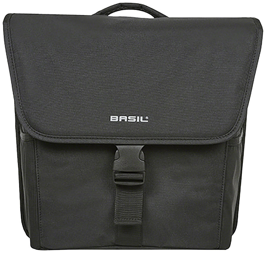 Basil Go Double Pannier - MIK Attachment, 32L, Black