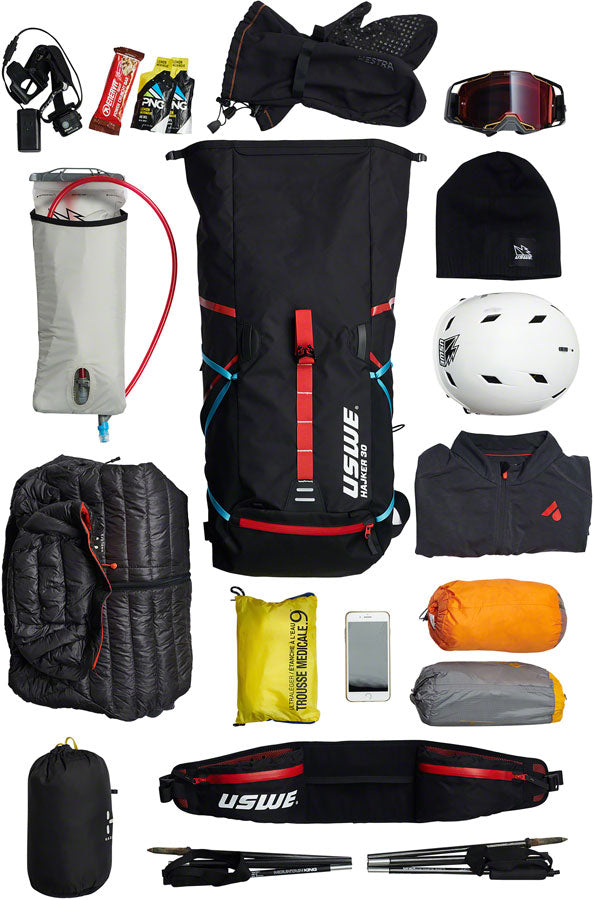 USWE Hajker 30 Hydration Pack - Carbon Black
