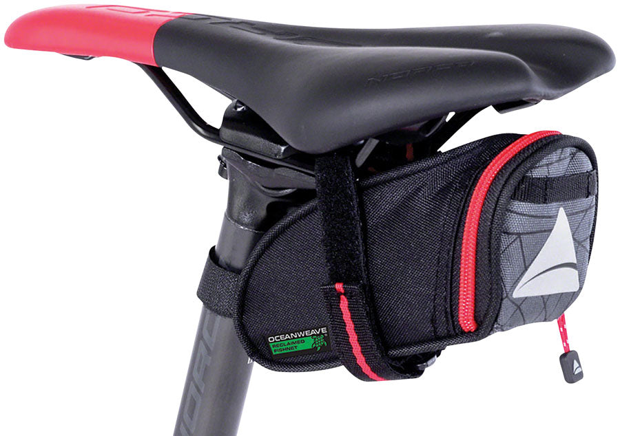 Axiom Seymour Oceanweave Wedge 0.5 Saddle Bag: Black
