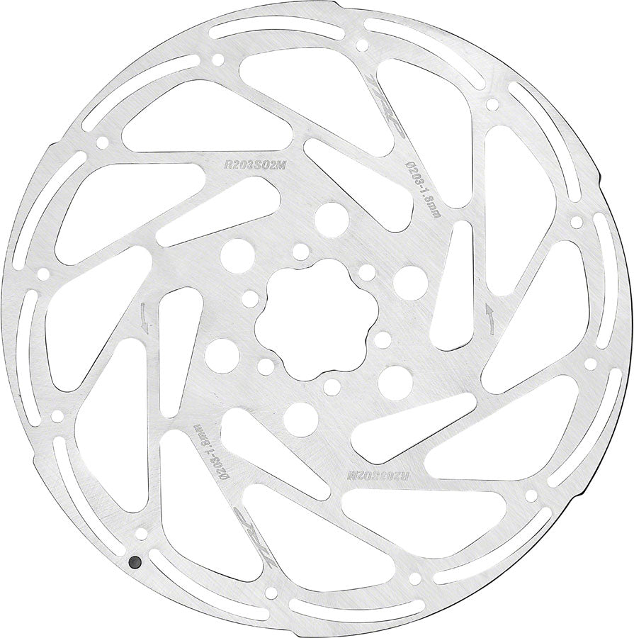 TRP R2 Disc Rotor - 203mm, 6-Bolt, 1.8mm, Silver