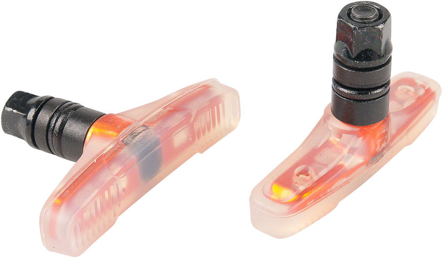 Eclat Force Brake Pads - Regular Bolt, Clear Orange