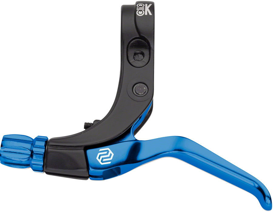 Promax Click V-Point - Long Reach Blue Brake Left & Right Flat Bar, BMX Black