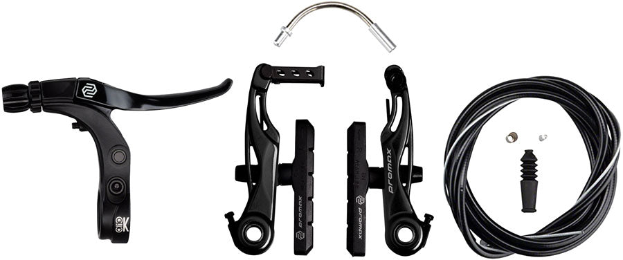 Promax P-1/Click V-Point Linear Pull Brake Kit - 85mm, Black