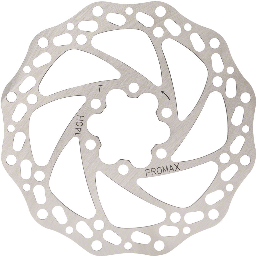 Promax Sport S1 Disc Brake Rotor - 140mm, 6-Bolt, Silver
