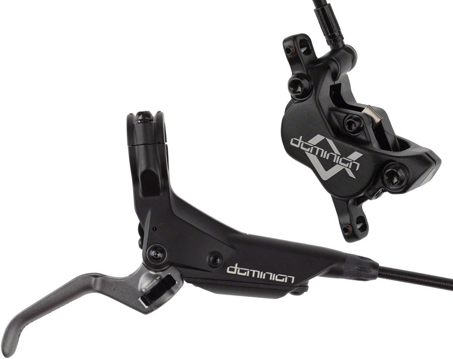 Hayes Dominion A4 Disc Brake and Lever - Rear, Hydraulic, Post Mount,  Stealth Black/Gray