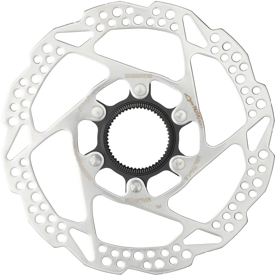 Shimano Deore SM-RT54-S Disc Brake Rotor - 160mm, Center Lock, w/Internal Lockring For Resin Pads Only, Silver