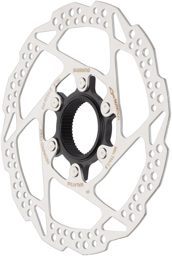 Shimano SM-RT54-SI Disc Brake Rotor - 160mm, Center Lock, For Resin Pads Only, Internal Spline Lockring