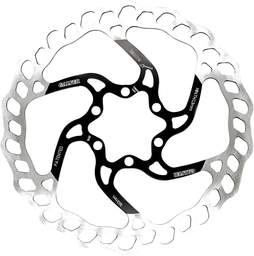 Galfer MTB Disc Brake Rotor 160mm, 6-Bolt, – Velo Mine