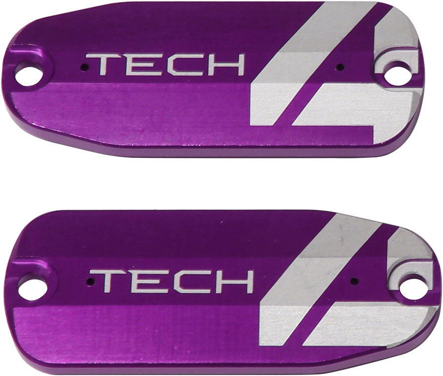 Hope Tech 4 Reservoir Lid Brake Lever Left & Right Flat Bar Purple