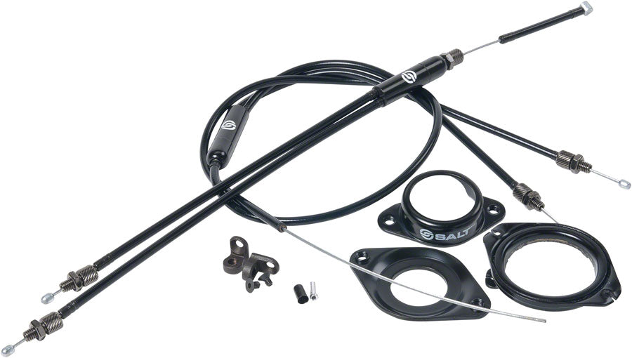 Salt AM Rotor Set Threadless Stem 1 1/8 in Steerer Black
