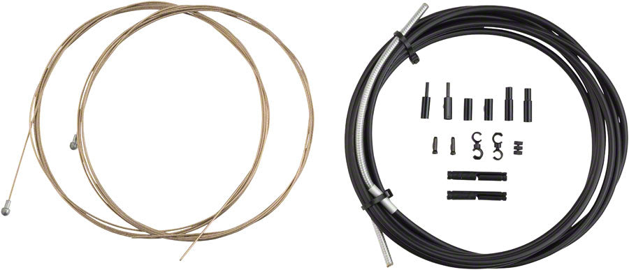 Jagwire Pro Brake Cable Kit Road SRAM/Shimano, Stealth Black