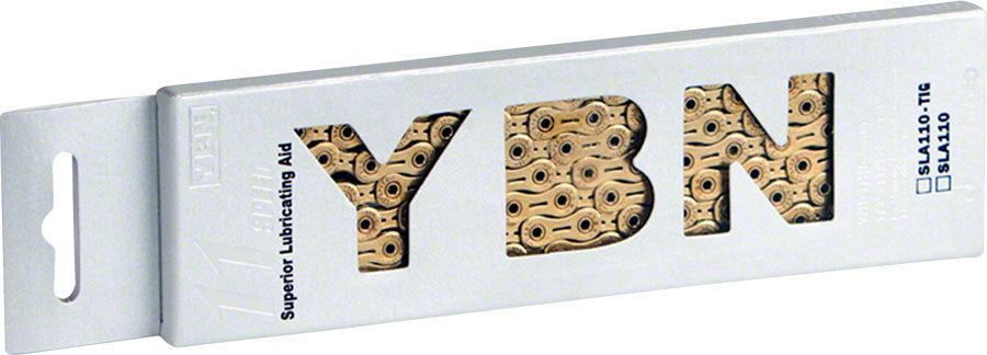 YBN Ti-Nitride Chain - 11-Speed, 116 Links, Gold