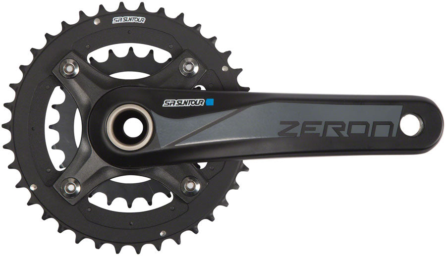 SR Suntour Zeron AX-BT 175mm 36/22T 10-Speed Hollowtech II Crankset Black