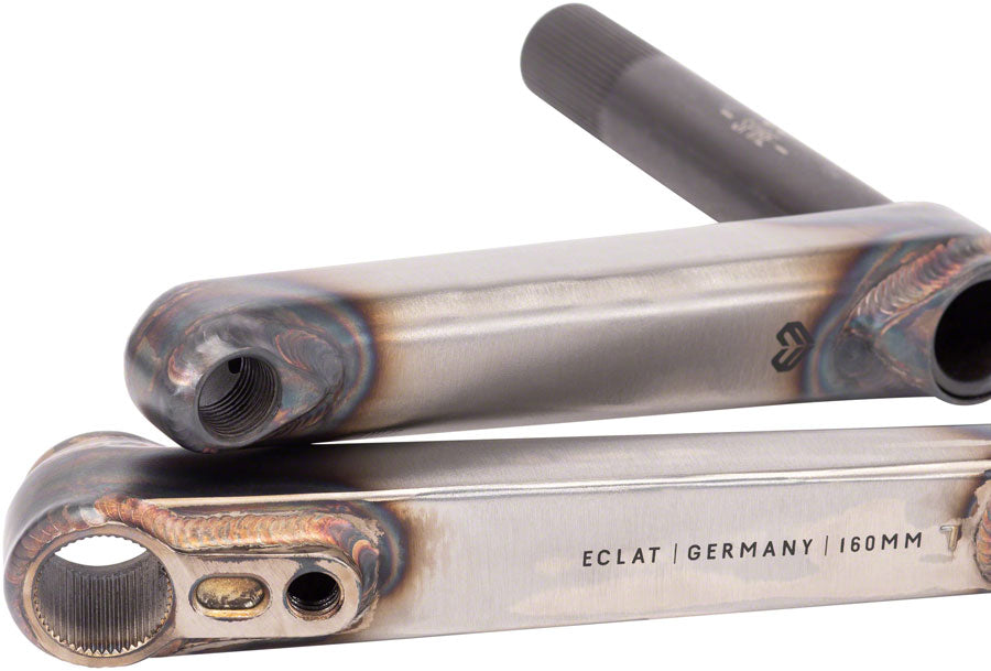 Eclat Spire 2-Piece 160mm 1-Speed 22 mm Spindle Crankset Gray