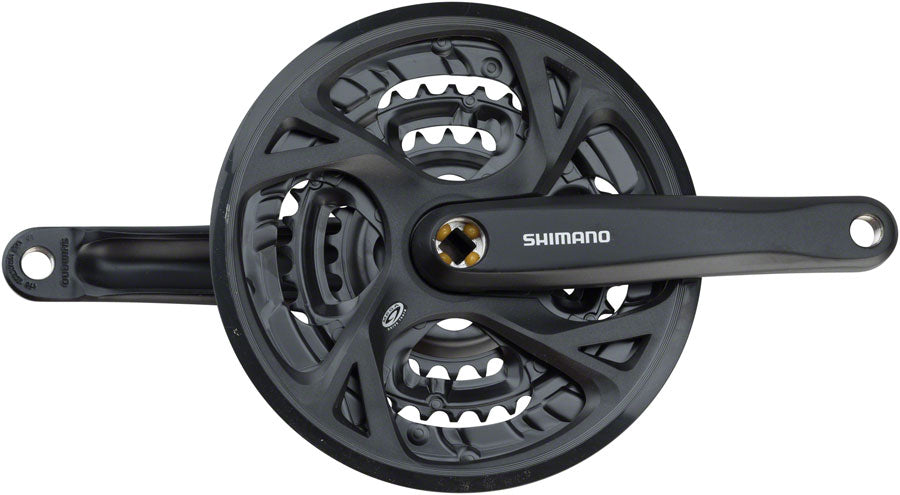Shimano Altus FC-M371 170mm 48/36/26T 9-Speed Square Taper Crankset Black