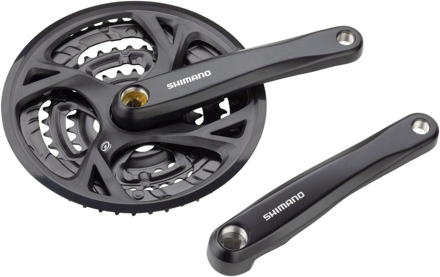 Shimano Acera FC-M371-L 175mm 48/36/26T 9-Speed Square Taper Crankset Black