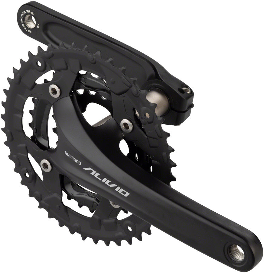 Shimano Alivio FC-T4060 170mm 44/32/22T 9-Speed Hollowtech II Crankset Black