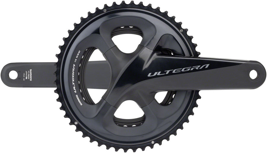Shimano Ultegra FC-R8000 Crankset - 172.5mm, 11-Speed, 52/36t, 110 Asymmetric BCD, Hollowtech II Spindle Interface, Black