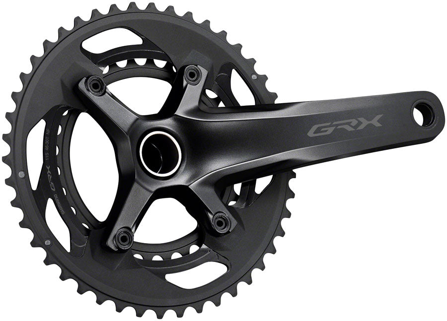 Shimano GRX FC-RX600-10 172.5mm 46/30T 10-Speed Hollowtech II Crankset Black