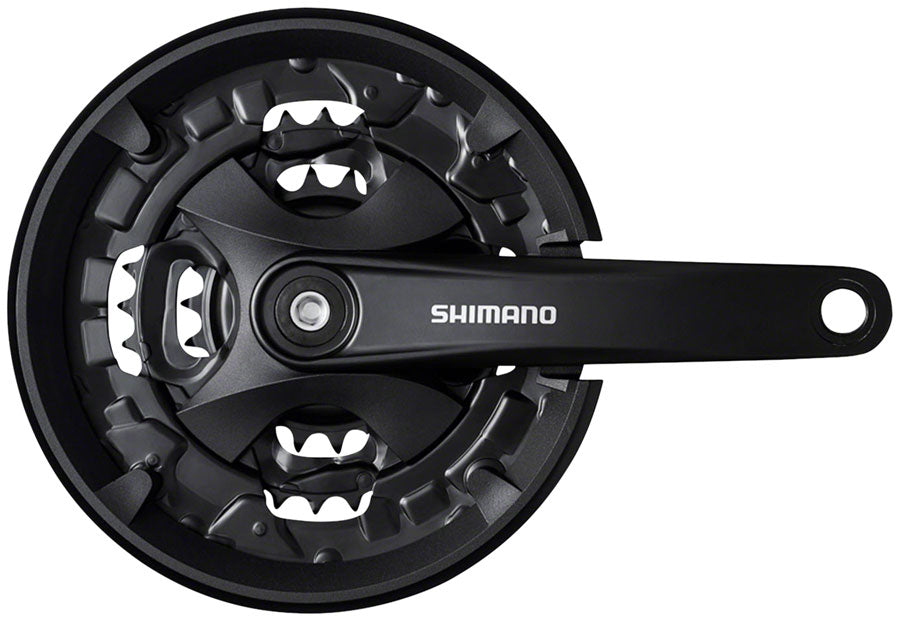 Shimano FC-MT101 170mm 40/30/22T 9-Speed Square Taper Crankset Black