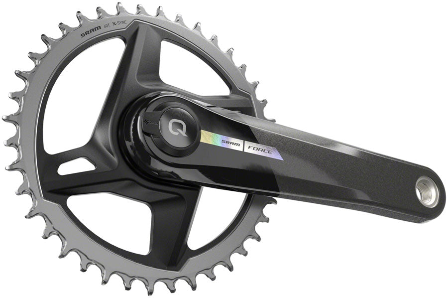 SRAM Force 1 AXS Wide Power Meter Crankset - 167.5mm, 12-Speed, 40t, Direct Mount, DUB Spindle Interface, Iridescent Gray, D2