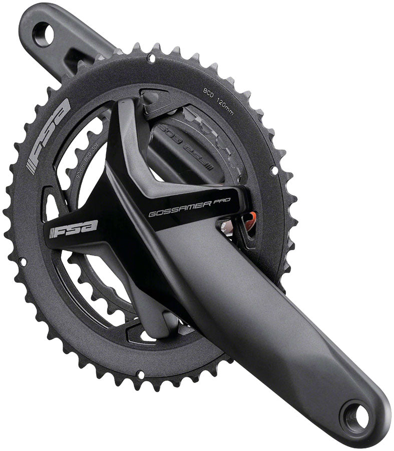 FSA Gossamer Pro BB386EVO 165mm 50/34T 11/12-Speed 386 EVO Crankset Black
