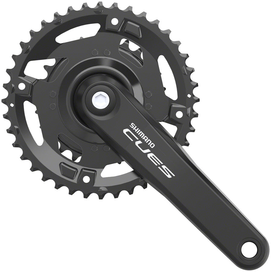Shimano CUES FC-U4000-2 170mm 40/26T 10/11-Speed Square Taper Crankset Black