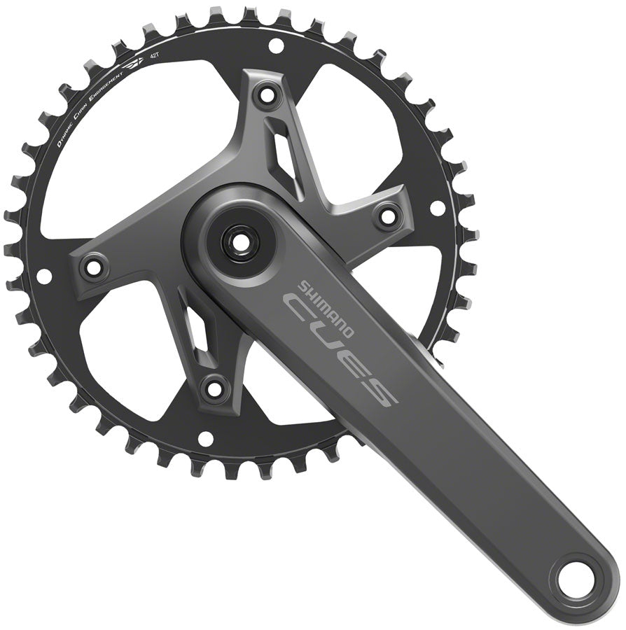 Shimano CUES FC-U6000-1 170mm 42T 10/11-Speed Hollowtech II Crankset Black