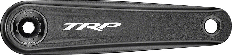 TRP CK-8050 Crankset - 165mm, 12-Speed, For 68/73mm Frame BB, DM CINCH Chainring Interface, 30mm Spindle, Sandblasted Black