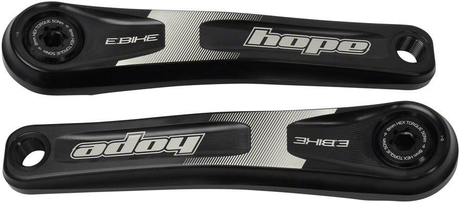Hope Ebike Crank Arm Set 155mm ISIS Crankset Black