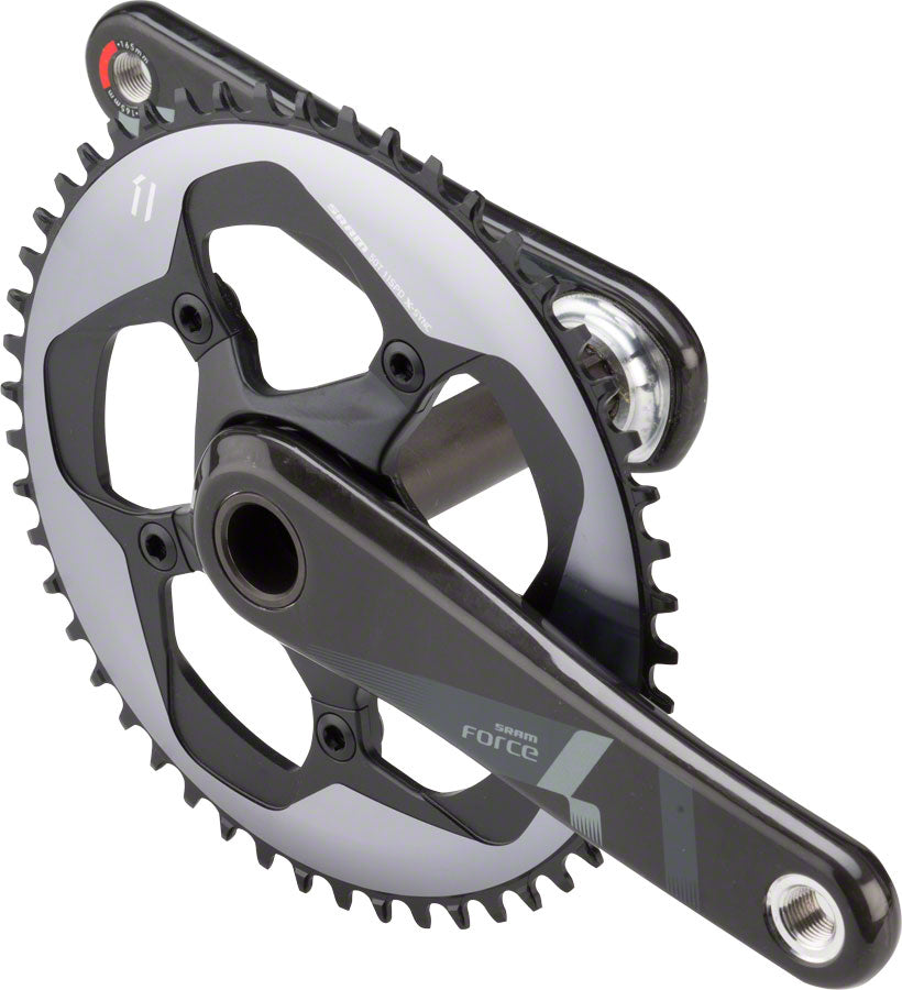 SRAM Force 1 Crankset - 165mm, 10/11-Speed, 50t, 110 BCD, GXP Spindle Interface, Black