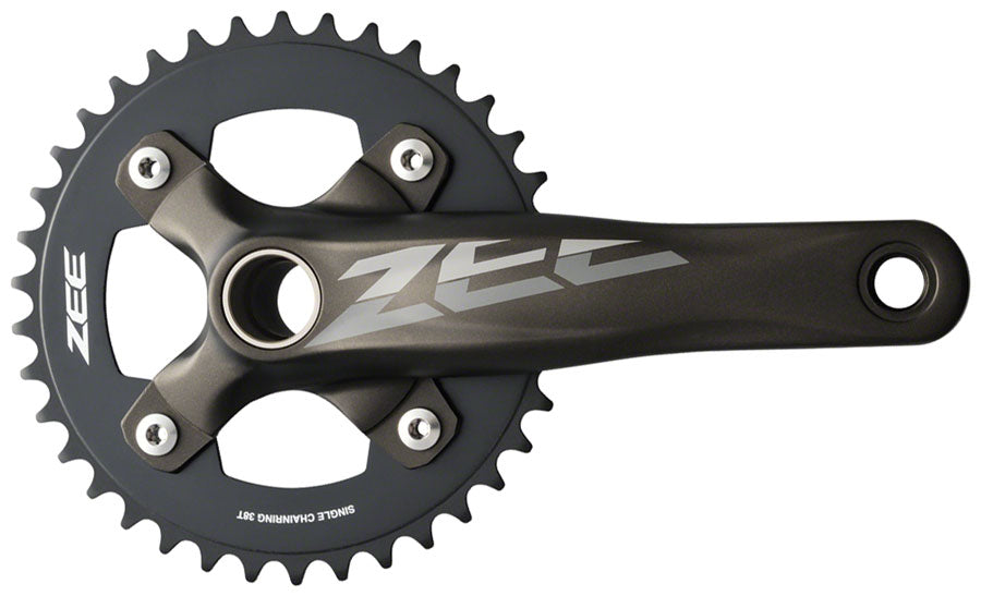 Shimano ZEE FC-M640 Crankset - 170mm, 10-Speed, 36t, 104 BCD, Hollowtech II Spindle Interface, Includes 68/73 Bottom Bracket, Black