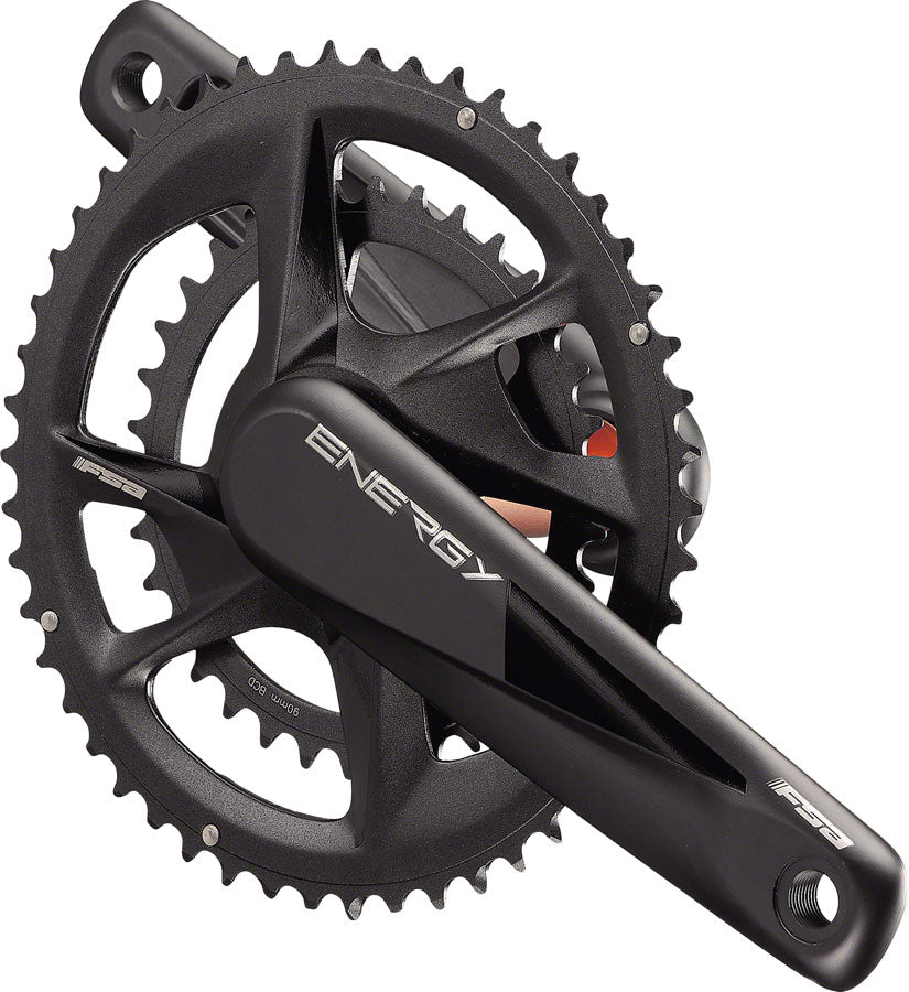 Full Speed Ahead Energy Modular Crankset - 172.5mm, 11/12-Speed, 46/30t, Direct Mount/90mm BCD, 386 EVO Spindle Interface, Black