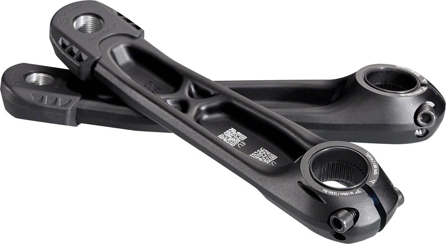 e*thirteen e*spec Plus Ebike Crank Arm Set - Shimano EP8 170mm Crankset Black