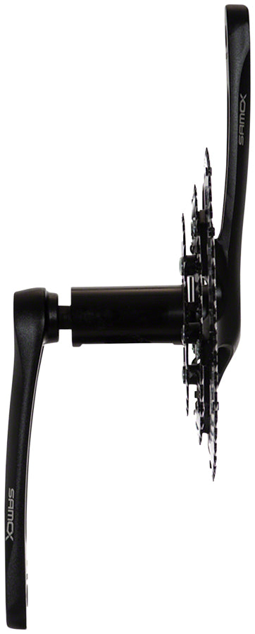 Samox R3s Crankset - 170mm, 10-Speed, 50/39/30t, 130/74 bcd, JIS Square Taper, Black