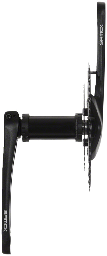 Samox G3 Crankset - 175mm, 10-11 Speed, 44/28t, 104/64bcd, 24mm Spindle, Black