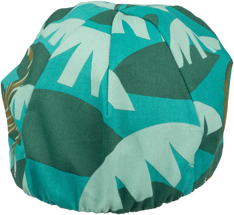 All-City Night Claw Cycling Cap - Teal, Spruce Green, Ochre Brown, One Size