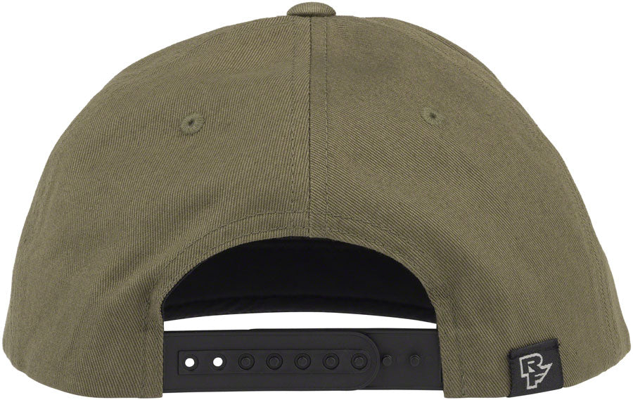 RaceFace Classic Logo Snapback Hat - Olive, One Size