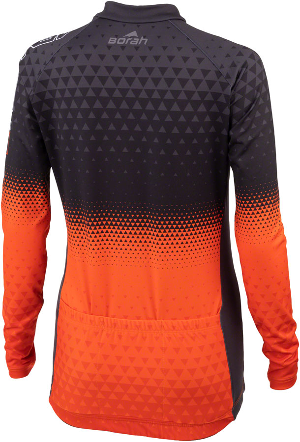 45NRTH Last Light Thermal Longsleeve Jersey - Orange, Black, Women's, Large