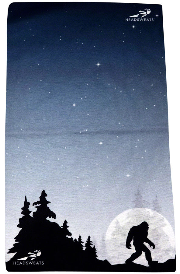 Headsweats Ultra Band Multi-Purpose Headband - Full, Bigfoot Moon Rising, One Size