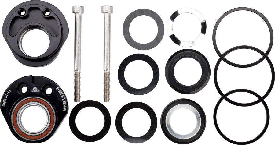 Wheels Manufacturing PF30 Eccentric Bottom Bracket PF30 Hollowtech II, 24 Black