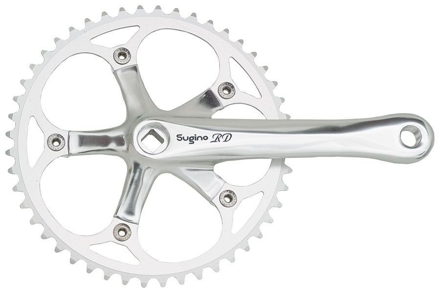 Sugino RD2 170mm 48T 1-Speed Square Taper Crankset Silver