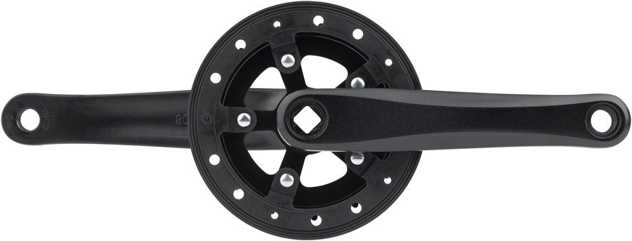 SAMOX OEM 170mm 28T 1-Speed Square Taper Crankset Black