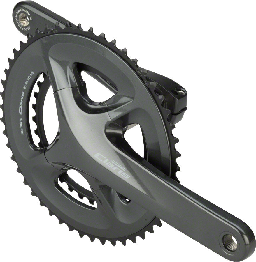 Shimano Claris FC-R2000 175mm 50/34T 8-Speed Hollowtech II Crankset Black