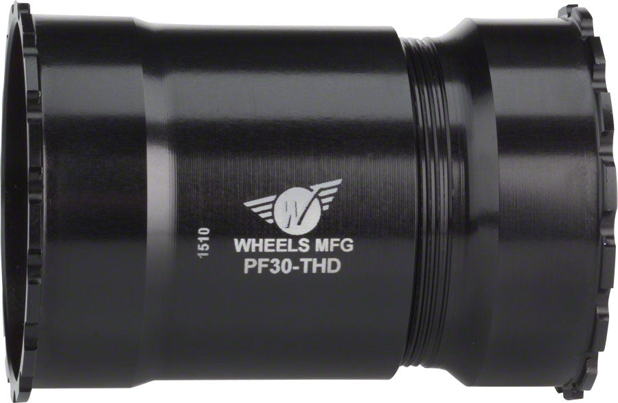 Wheels Manufacturing PF30 PressFit Thread Together Bottom Bracket BB30, Black