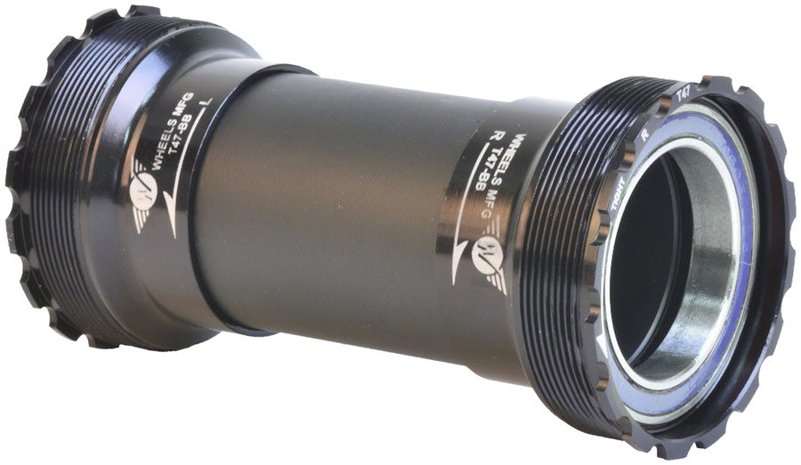 Wheels Manufacturing T47 Inboard Bottom Bracket T47, BSA, Threaded 30 mm Black