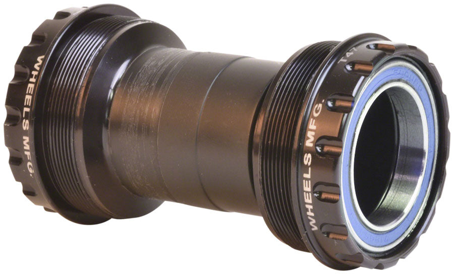 Wheels Manufacturing T47 Outboard Bottom Bracket T47, BSA, Threaded 30 mm Black
